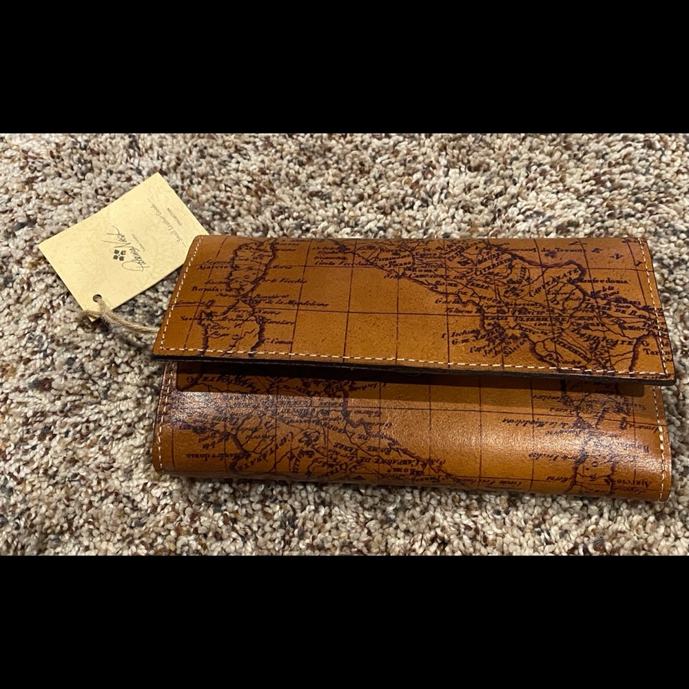 Patricia Nash Map wallet NWT